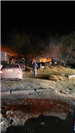 01.15.2024 Photo from Cpt. Matt Blackburn Stucture Fully Involved on arrival