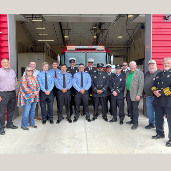 fire apparatus push in ceremony 2