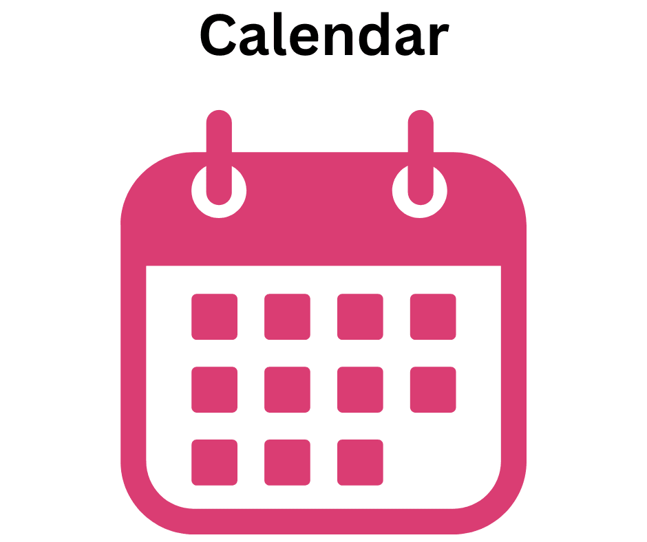 Click Here for Calendar