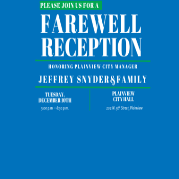 Snyder Farewell Invitation
