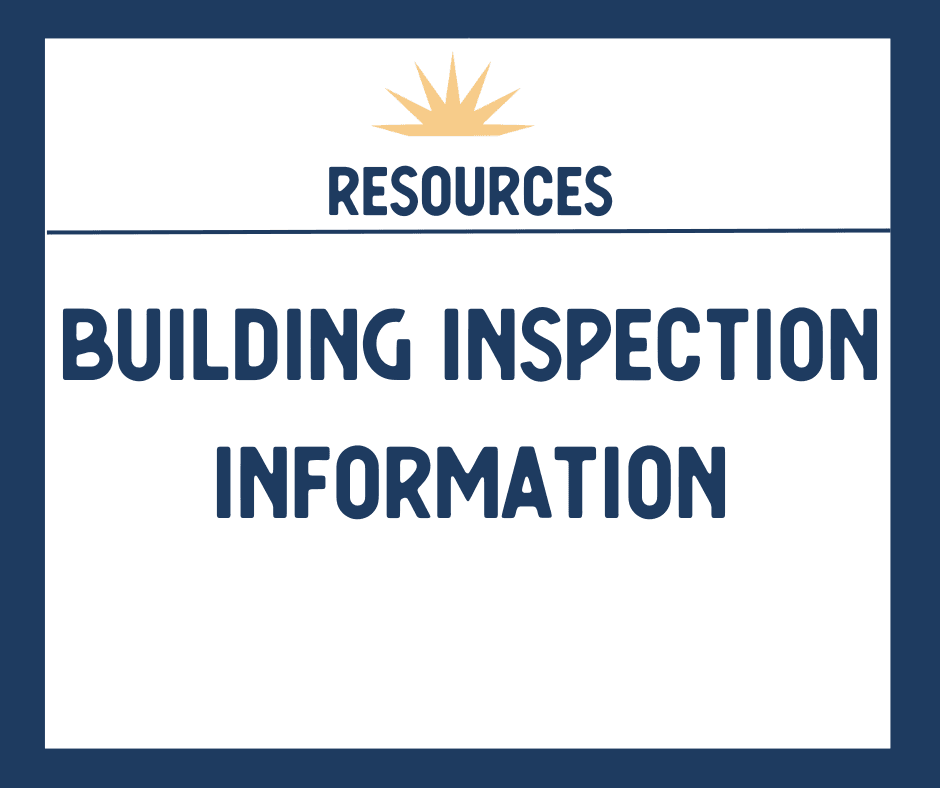 Building Inspection Information